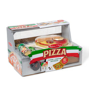 Top & Bake Pizza Counter - Wooden Play Food C7