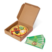 Top & Bake Pizza Counter - Wooden Play Food C7