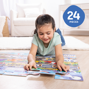 Traffic Jam Floor Puzzle - 24 Pieces M0