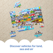 Traffic Jam Floor Puzzle - 24 Pieces Z1