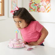 Triple-Layer Party Cake - Wooden Play Food J3