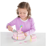 Triple-Layer Party Cake - Wooden Play Food J3