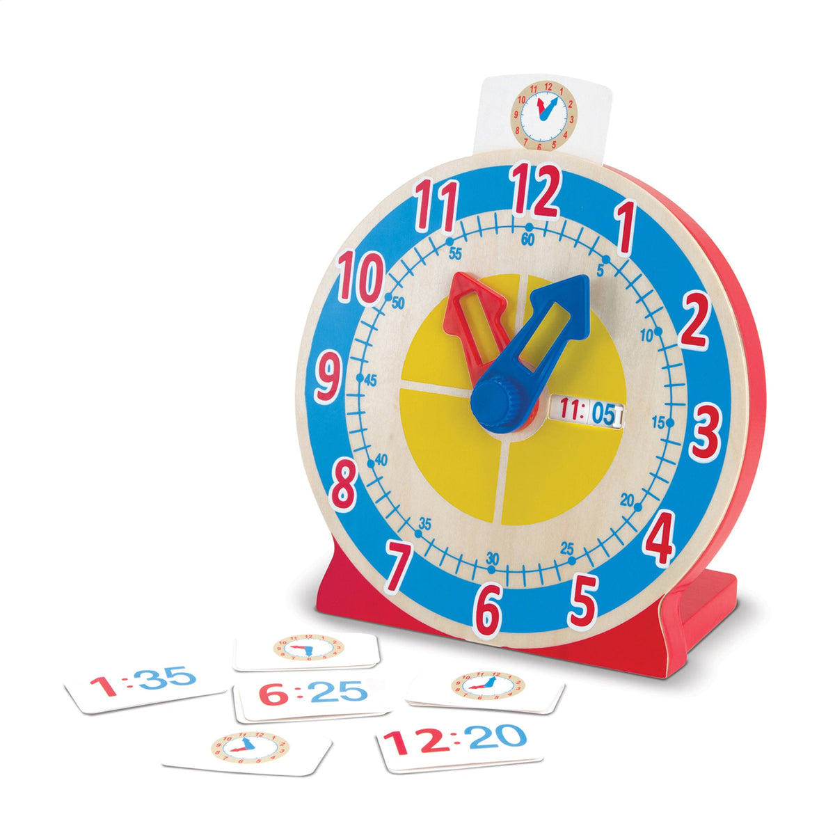 Turn & Tell Wooden Clock A6