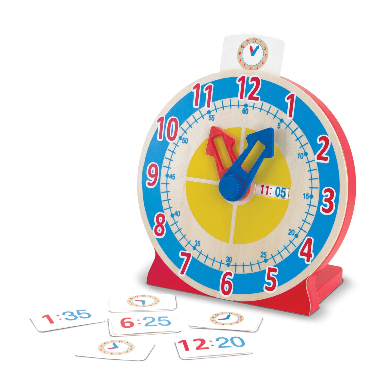 Turn & Tell Wooden Clock F3