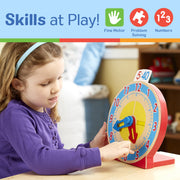 Turn & Tell Wooden Clock F3