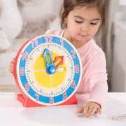 Turn & Tell Wooden Clock F3