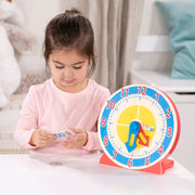 Turn & Tell Wooden Clock F3