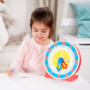 Turn & Tell Wooden Clock F3