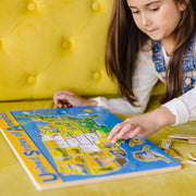 U.S.A. Map Wooden Puzzle C8