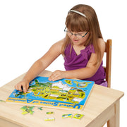 U.S.A. Map Wooden Puzzle C8
