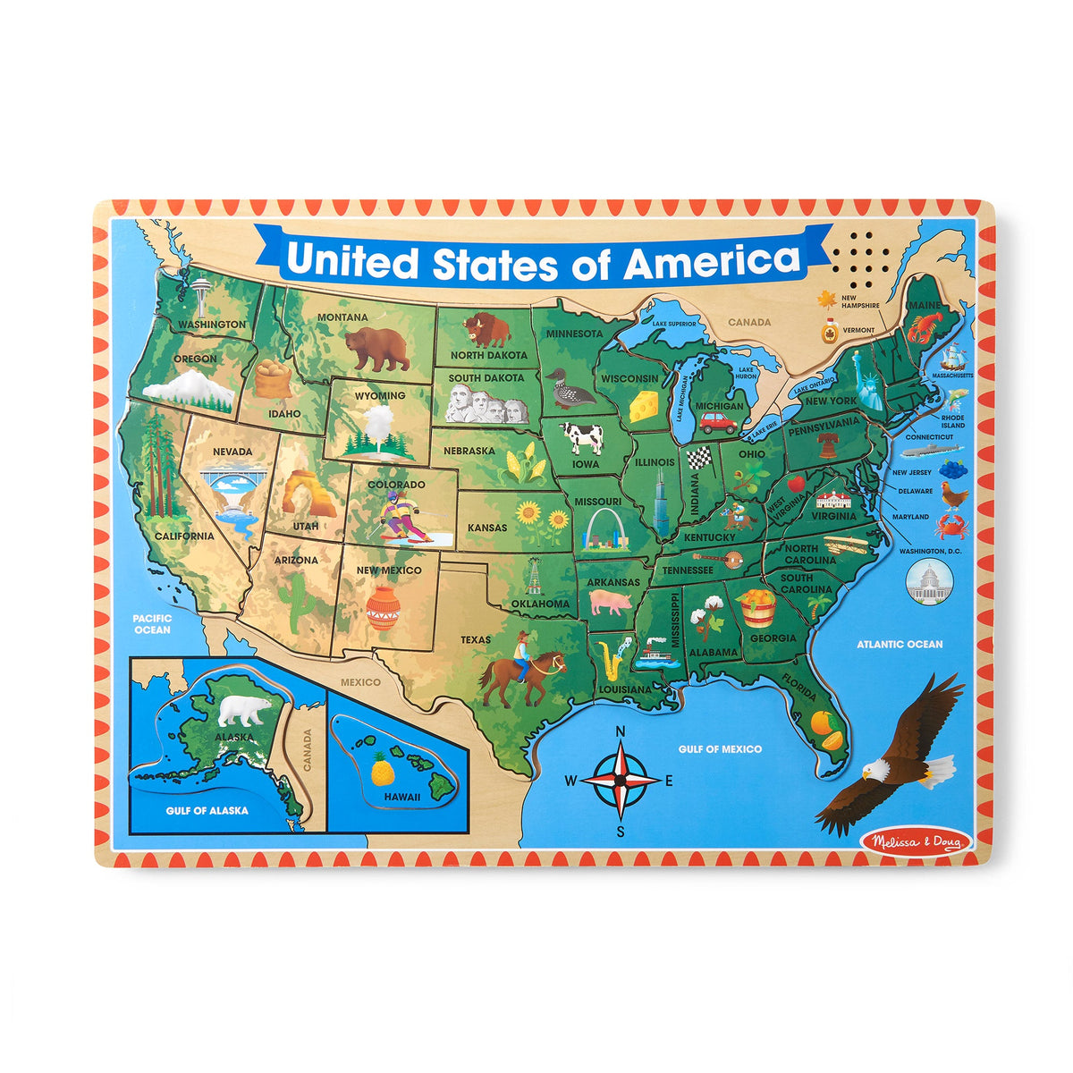 U.S.A. Sound Puzzle - 40 Pieces I5