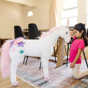 Unicorn Lifelike Plush Stuffed Animal B4