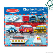 Vehicles Chunky Puzzle - 9 Pieces I7