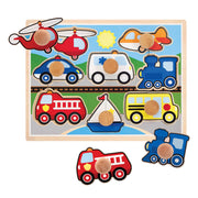 Vehicles Jumbo Knob Puzzle - 8 pieces T1