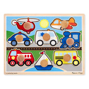 Vehicles Jumbo Knob Puzzle - 8 pieces T1