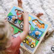 Vehicles Jumbo Knob Puzzle - 8 pieces T1