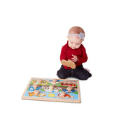 Vehicles Jumbo Knob Puzzle - 8 pieces T1