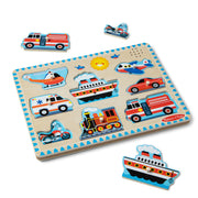 Vehicles Sound Puzzle - 8 Pieces Y3