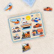 Vehicles Sound Puzzle - 8 Pieces Y3