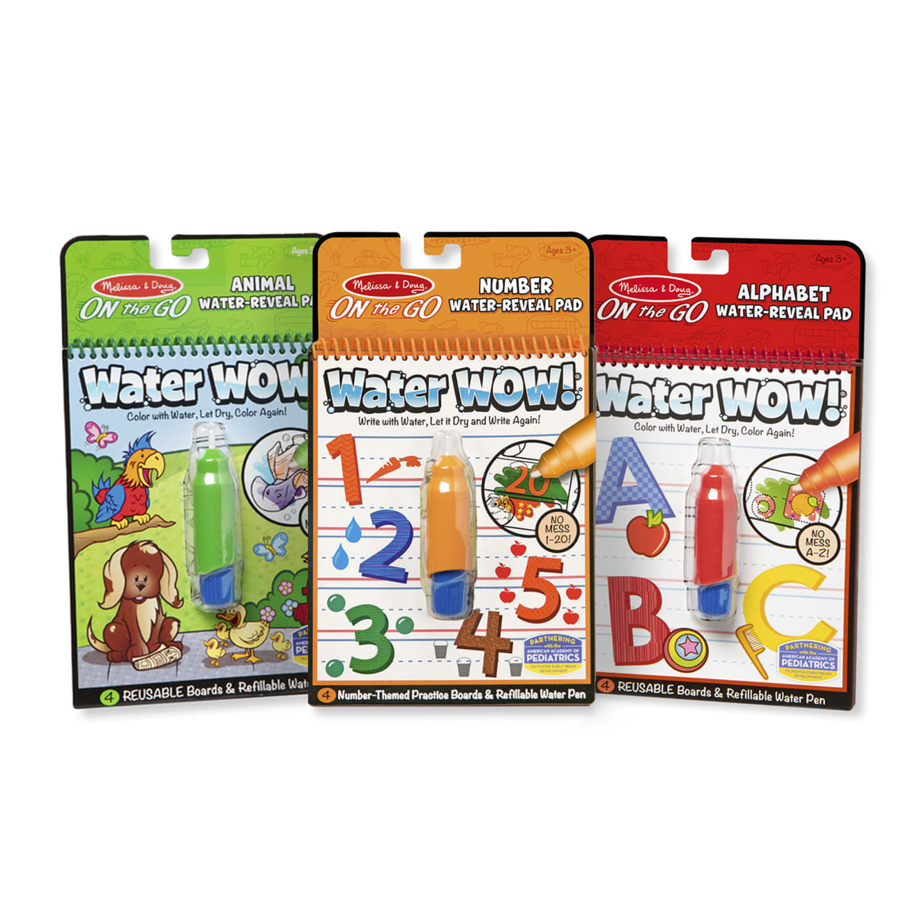 Water Wow Bundle - Animals, Alphabet & Numbers M7