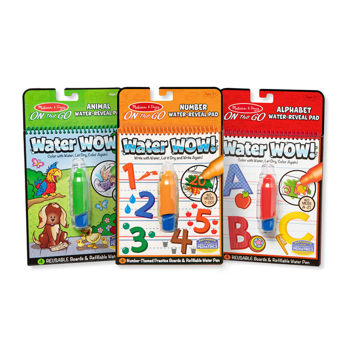 Water Wow Bundle - Animals, Alphabet & Numbers X3
