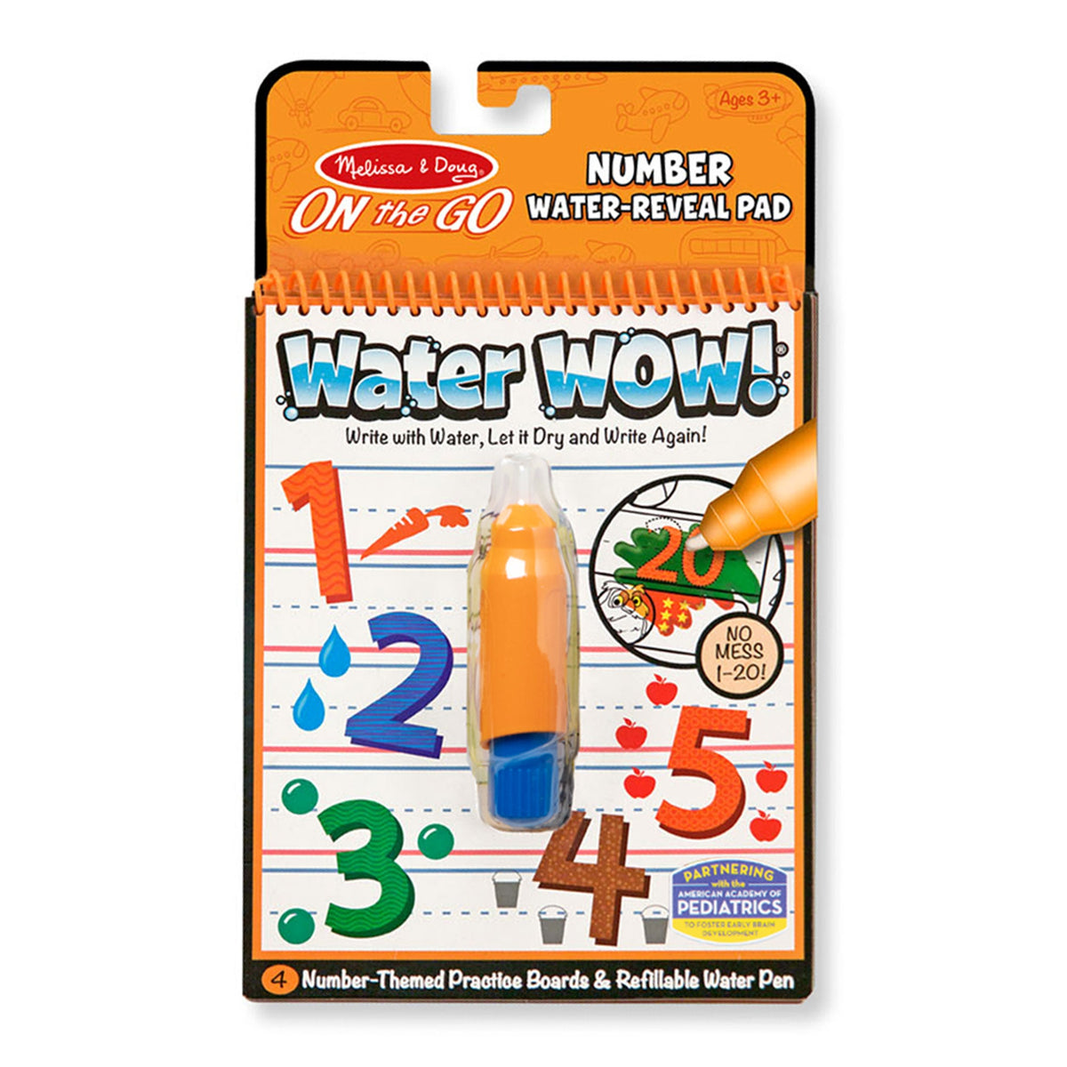 Water Wow! Water-Reveal Activity Pad - Numbers G1