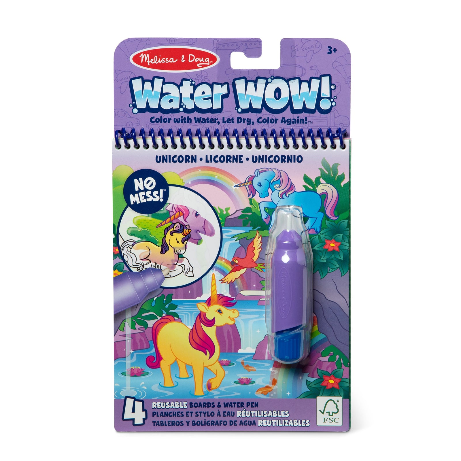 Water WOW! Water-Reveal Pad - Unicorn A7