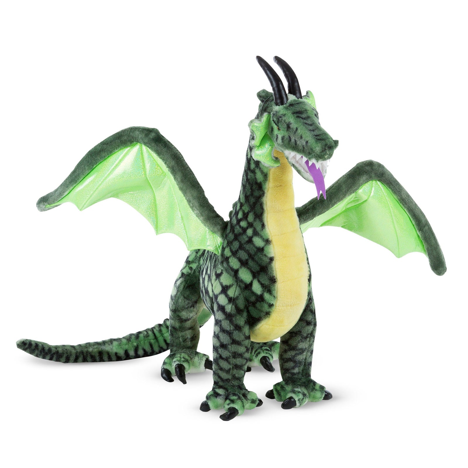 Winged Dragon Lifelike Plush Stuffed Animal Q2