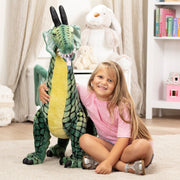 Winged Dragon Lifelike Plush Stuffed Animal Q2