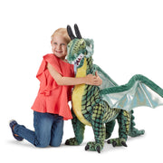 Winged Dragon Lifelike Plush Stuffed Animal Q2