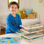 Wire Puzzle-Storage Rack X1