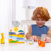 Wooden Animal Matching - Safari I5