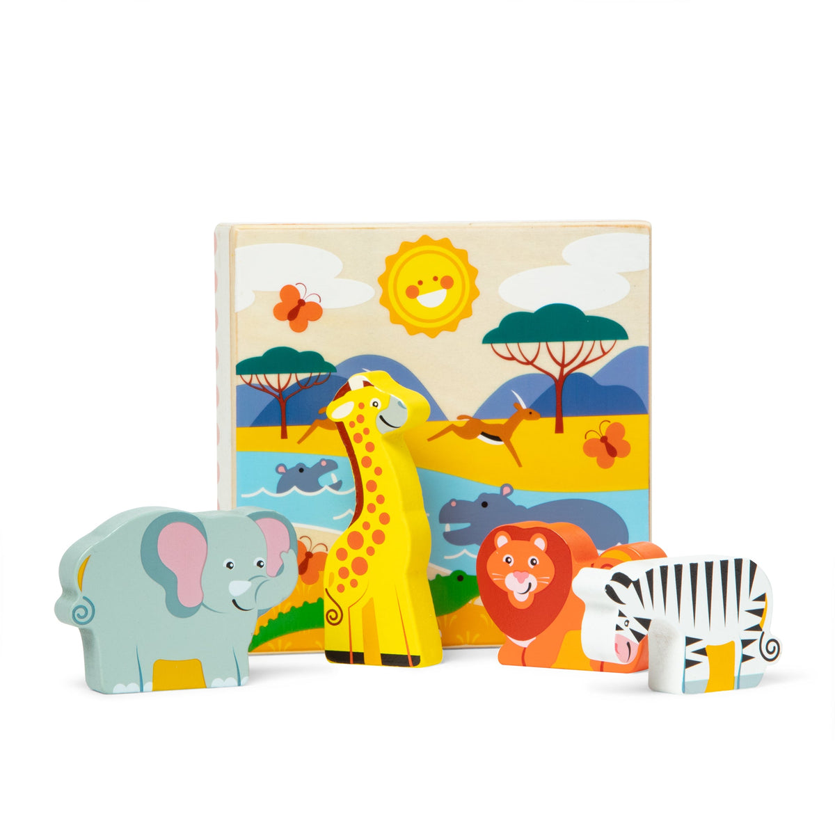 Wooden Animal Matching - Safari O8