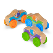 Wooden Animal Stacking Cars H1
