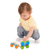 Wooden Animal Stacking Cars Y4