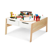 Wooden Art & Activity Table with Bins B1