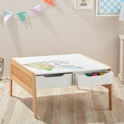 Wooden Art & Activity Table with Bins I5