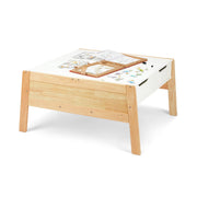 Wooden Art & Activity Table with Bins I5