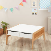 Wooden Art & Activity Table with Bins I5