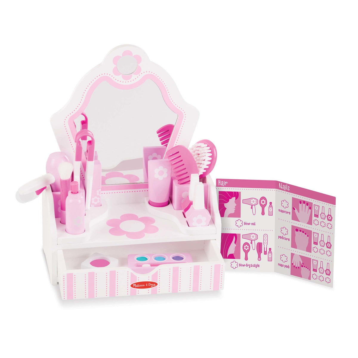 Wooden Beauty Salon Play Set H5