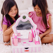 Wooden Beauty Salon Play Set O3