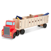 Wooden Big Rig Building Set W9