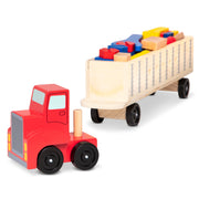 Wooden Big Rig Building Set W9