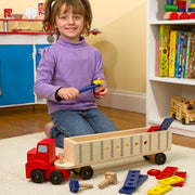 Wooden Big Rig Building Set W9