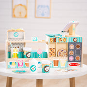 Wooden Cafe Barista Coffee Shop D4
