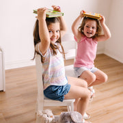 Wooden Chair Pair  - White O4