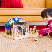 Wooden Christmas Nativity Set I1