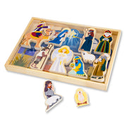 Wooden Christmas Nativity Set I1