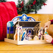 Wooden Christmas Nativity Set I1