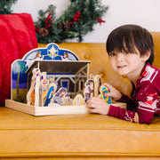 Wooden Christmas Nativity Set I1